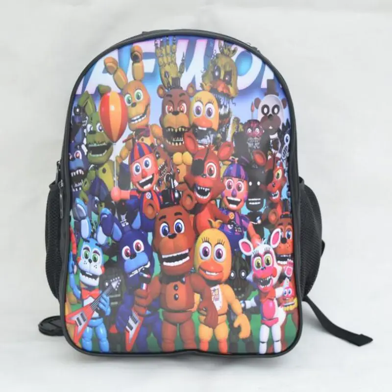 

Cartoon five nights at freddys School Bags Backpack Children Schoolbags For Teenagers Boys&Girls School Book Bag Kids