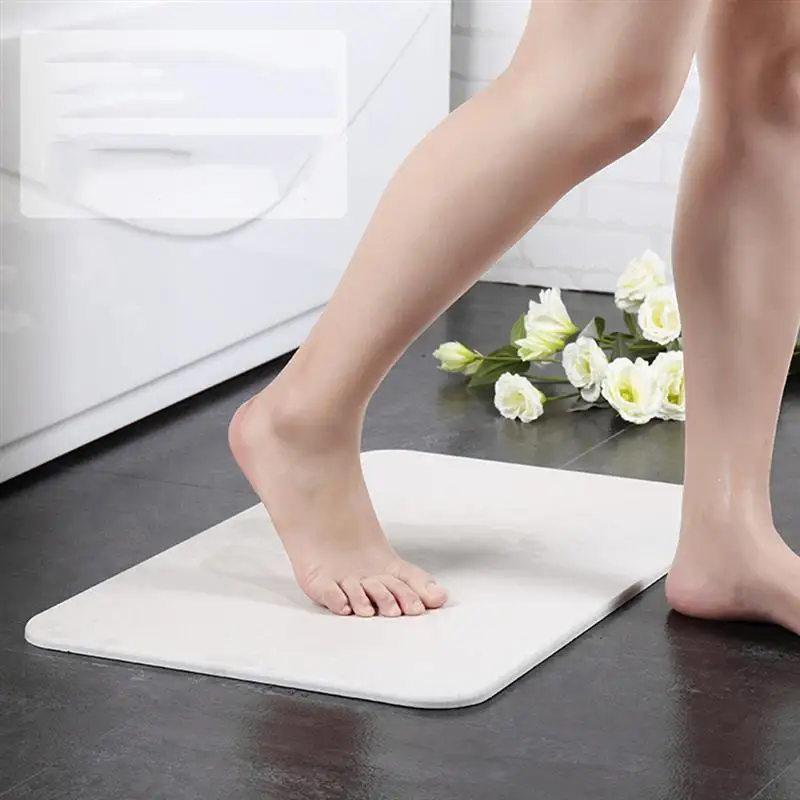 

Bath Mat Earth Durable Fast Drying Absorbent Bathroom Rug Mat Bathroom Floor Mats Shower Bath Mat for Shower Home Family