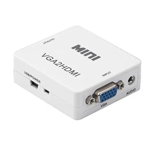 Мини-конвертер VGA-HDMI HD 1080P HDTV видео аудио адаптер для ПК ноутбука Бесплатная