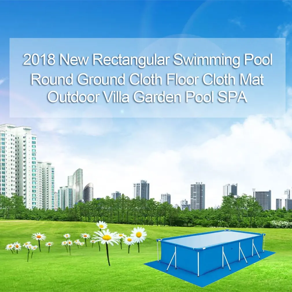 Hot Sale Large Size Swimming Pool Round Ground Cloth Lip Cover Dustproof Floor Cloth Mat Cover for Outdoor Villa Garden Pool