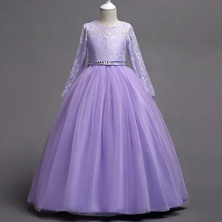 

Girl Wedding Dress Children's Princess Dresses Performance Dress 4-13 Years