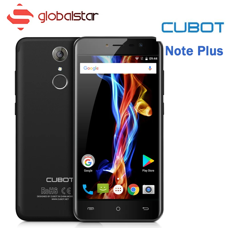 Cubot NOTE плюс смартфон 2800 мАч отпечатков пальцев 5,2 дюймов FHD mt6737t четыре ядра Android 7,0 3 ГБ Оперативная память 32 ГБ Встроенная память 13.0MP 4G LTE