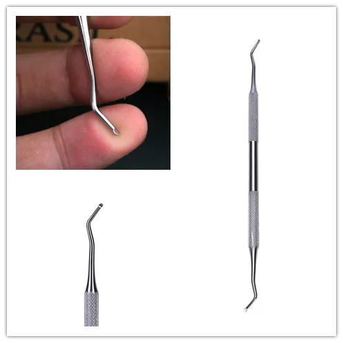 

1PC Pedicure Hook Double Ended Sided Ingrown Toe Brace Nail Correction Health Care Therapy Protector Support