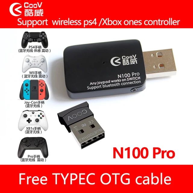 Best Price Coov N100 PRO for PS4/Xbox One wireless controller Converter Adapter to Nintendo Switch NS Wired GamePad Joystick Converter Best Price Coov N100 PRO for PS4/Xbox One wireless controller Converter Adapter to Nintendo Switch NS Wired GamePad Joystick Converter