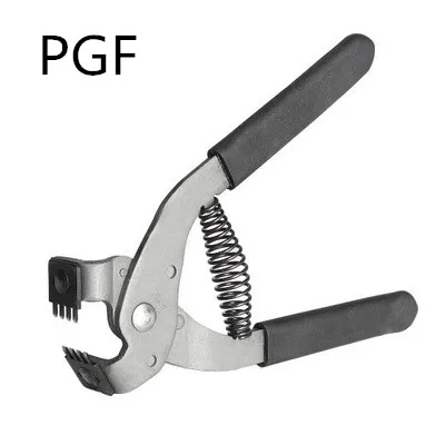 

PGF Silent ling chop pliers Diamond cut punch leather punch tool 4 mm 4 teeth