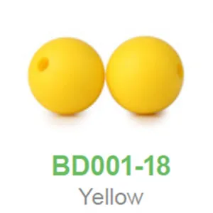 Chenkai 100 шт 9 мм силиконовые бусины для зубов DIY детская погремушка-прорезатель для зубов подвеска пустышка сенсорные ювелирные изделия игрушка для изготовления бусин - Цвет: Yellow