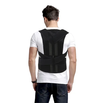 Orthopedic Back Support Belt Posture Corset Back Brace Support Men Back Straightener Round Shoulder Men's Posture Corrector B003