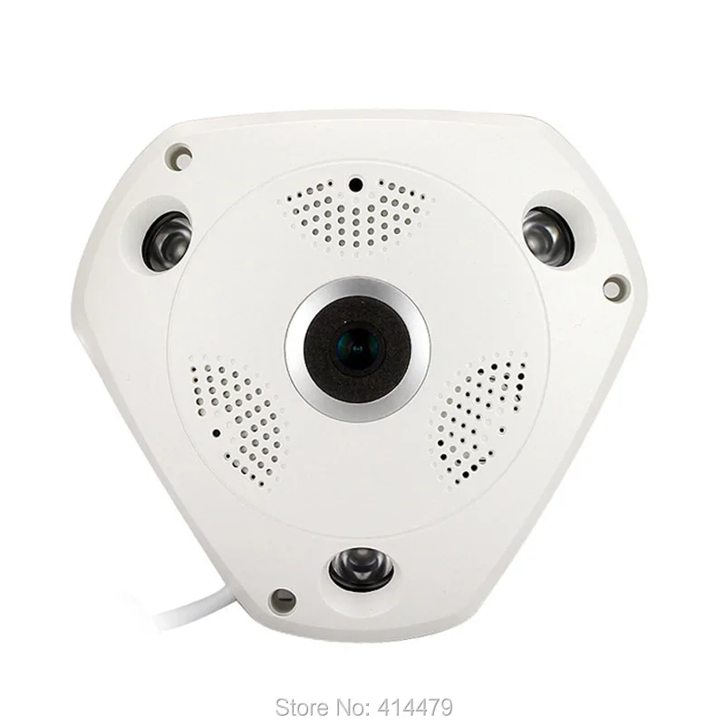 

3D VR HD 960P IP Network Camera 1.3MP 360 Degree Panoramic FIsheye WIreless Wi-fi Cameras Support SD card Motion Detective