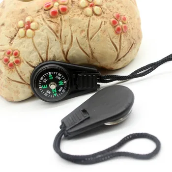 

Mini Compass Survival Kit with Keychain for Outdoor Camping Hiking Hunting &T8