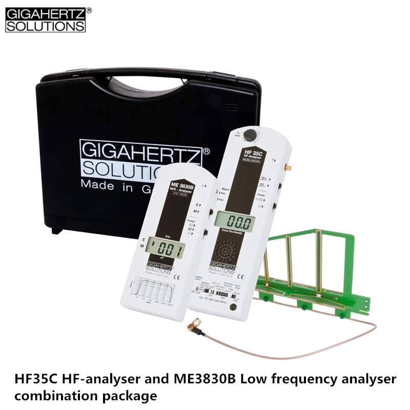 Подлинная Германия GIGAHERTZ HF35C HF-analyser и ME3830B низкочастотный детектор электромагнитного излучения комбинипосылка