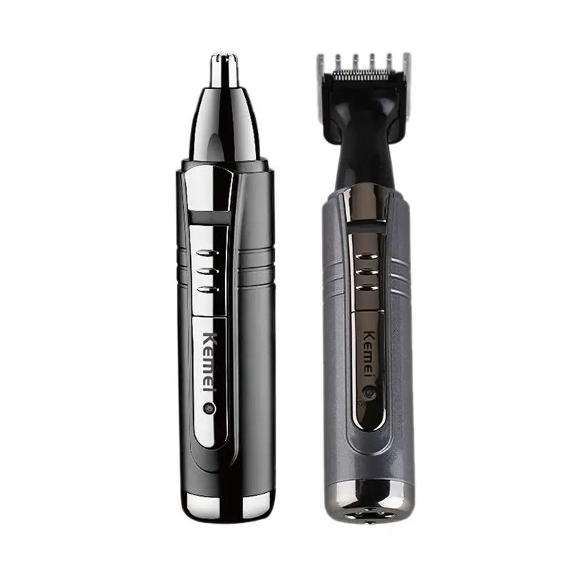 

Kemei 2 In 1 Electric Shaving Nose And Ear Hair Trimmer KM-6511 Rechargeable Beard Care Removal Ear Nose Hair Shaver Clipper