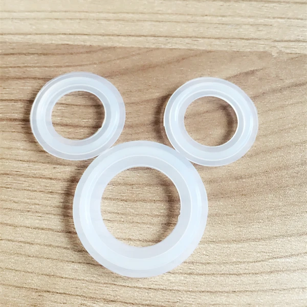 5pcs 1 Sanitary Tri Clamp Silicone Gasket Fits 50.5mm OD Type Ferrule 