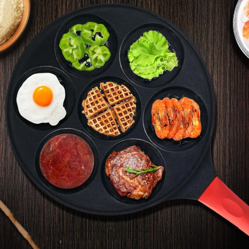 

Pancake Frying Pan Maker Smiley Face Form For Fried Egg Mold Aluminium Alloy Cookware Breakfast