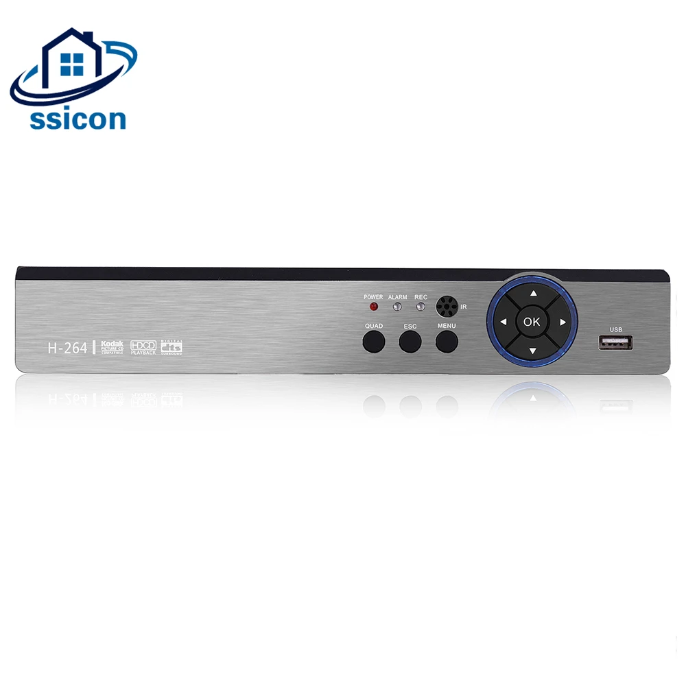 

SSICON 5 IN 1 8CH 4MP CCTV DVR For AHD CVI TVI Analog IP Camera 4MP DVR Hybrid NVR 8Channel CCTV Video Recorder Support 6TB HDD