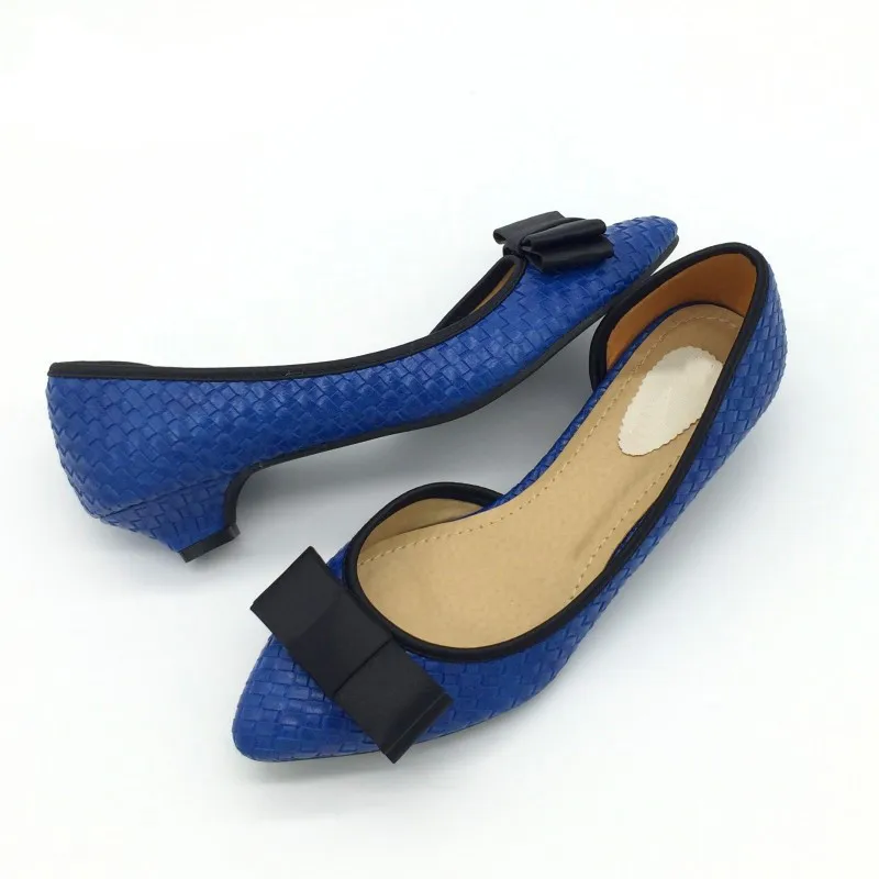 2016-Fashion-Two-Piece-Low-Heels-Pumps-Sexy-Women-Pointed-Toe-Spike-Heels-Shoes-Bowtie-Slip (3)