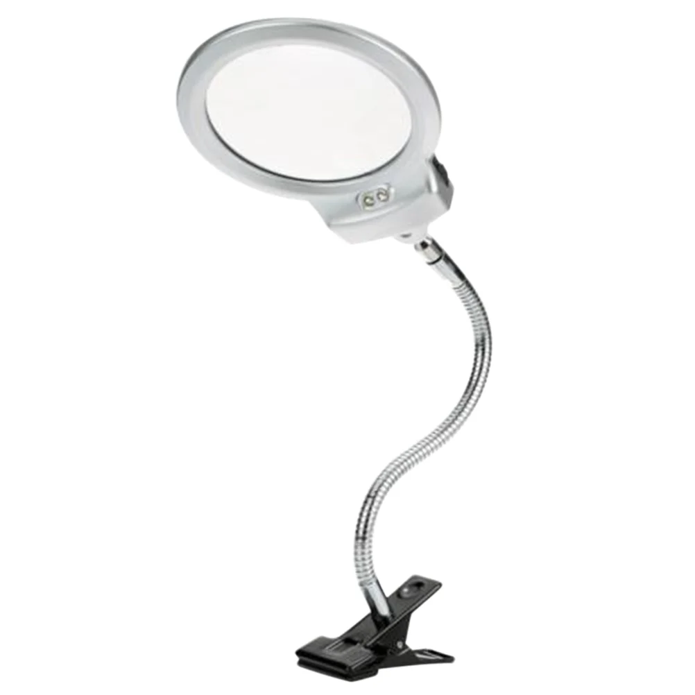 Bright Magnifying Light LED Adjustable Swivel Arm Flexible Magnifying