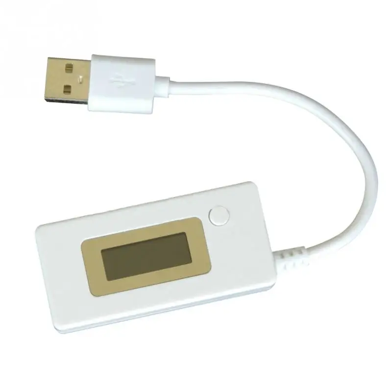 0-19999 мАч Диапазон емкости USB Белый точный индикатор зарядного устройства тест скорости напряжение/ток тест er KCX-017 мини измерительные инструменты