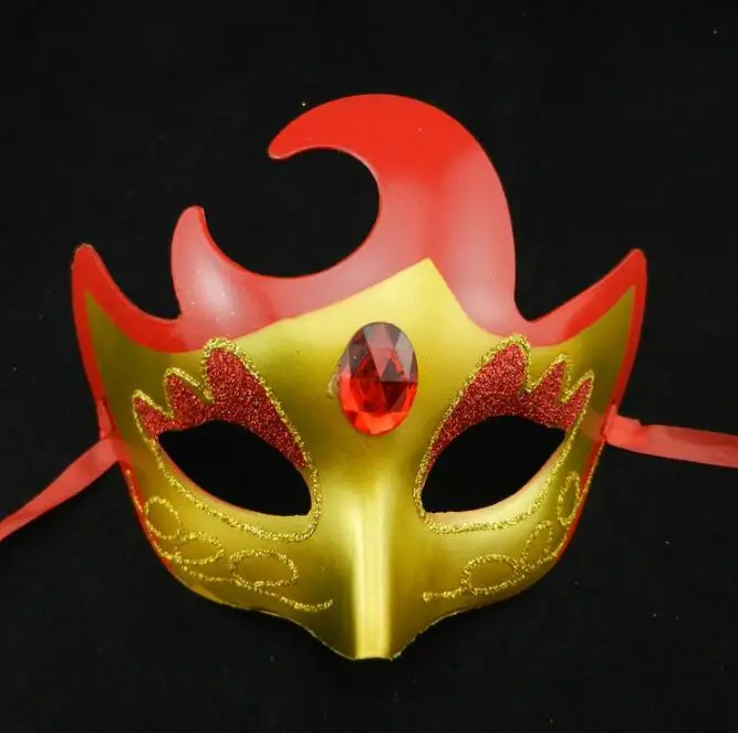 Buy Venice Flame Masks Upper Half Face Funny Mask