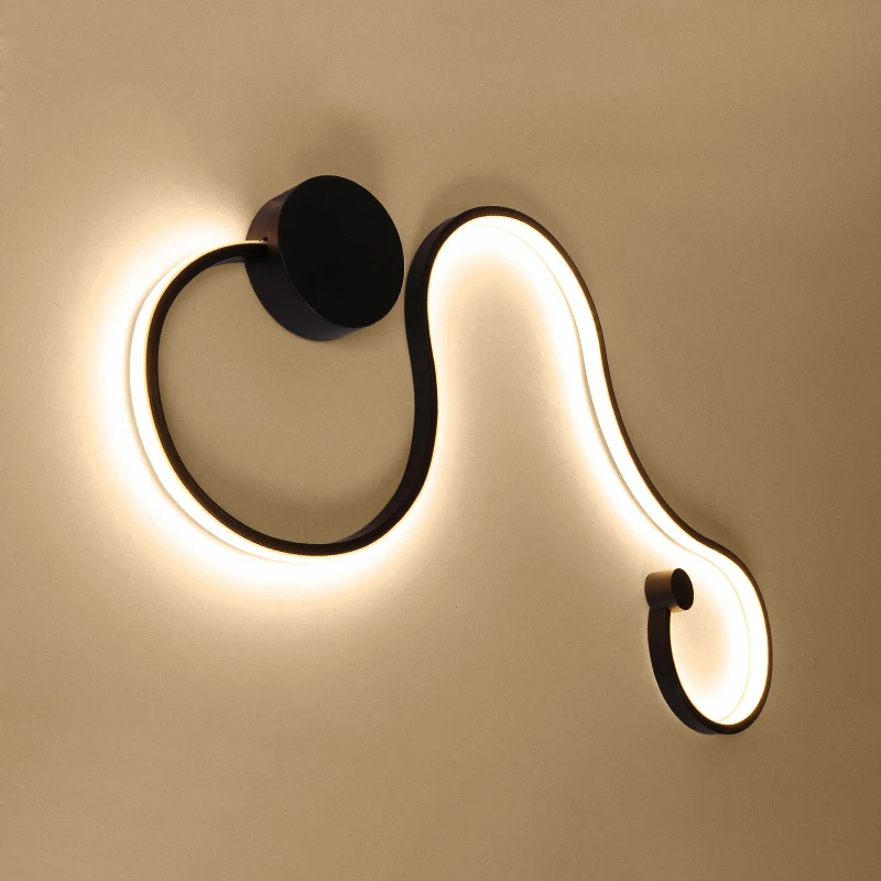 Xsky светодиодный настенный светильник Современный простые креативные бра DIY Wandlamp для спальни прикроватная гостиная коридор, отель декор Освещение