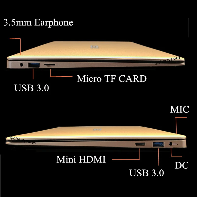 13 3 &quotWin10 ноутбук Wifi Intel Apollo Lake N3450 6G DDR3 64 Гб памяти на носителе eMMC и ультратонких