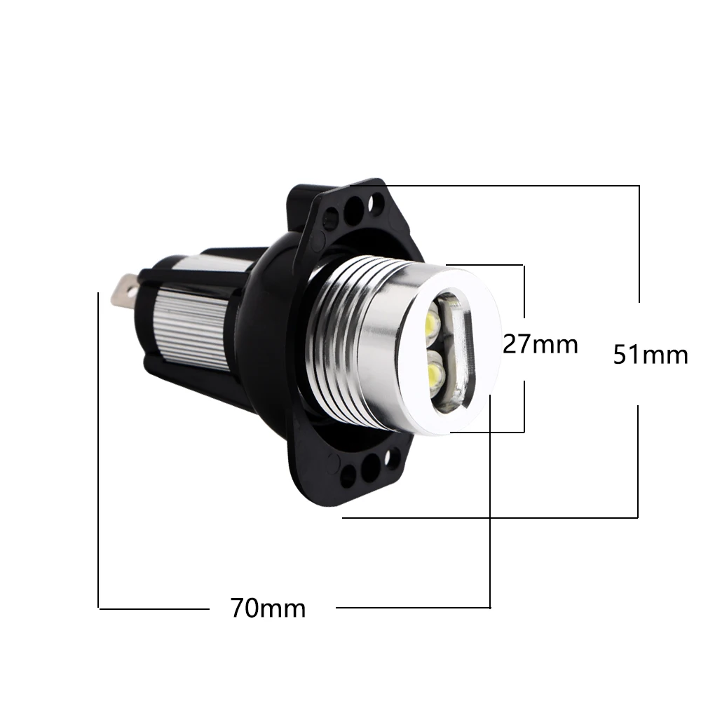 YM E Bright 1 комплект (2 шт.) светодиодный светильник 2X6W с ангельскими глазами лампа