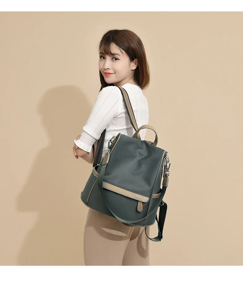Женский рюкзак, Противоугонный рюкзак, женский летний,, корейский стиль, большой емкости, оксфордская ткань, для отдыха, дорожная сумка