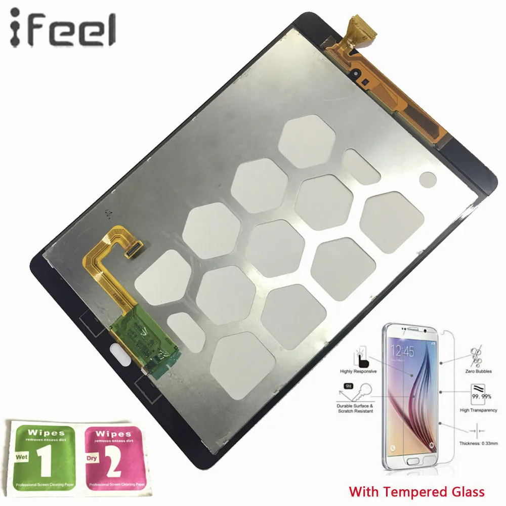

100% Test LCD For Samsung GALAXY Tab A 9.7 T550 Wi-Fi T555 LCD Display Touch Screen Digitizer Sensors
