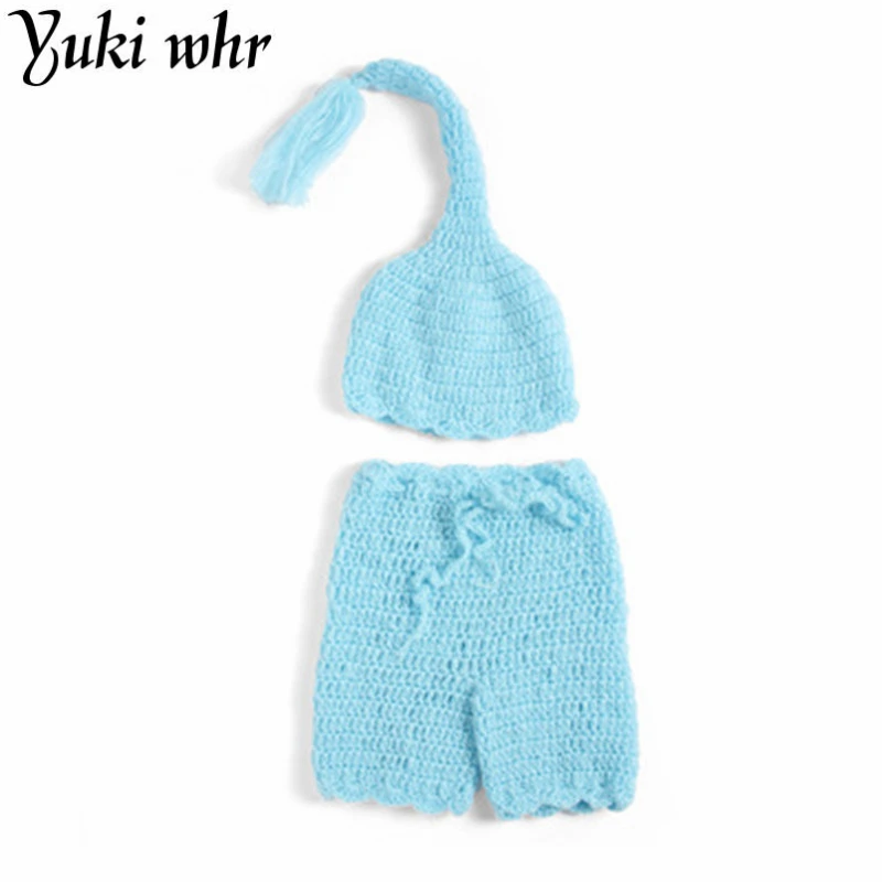 

2 pcs color Mix Lot new - born photography envelope Baby Shower Gifts new - born accessories Hippocampus wool suit