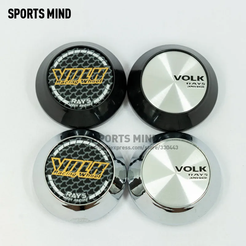 4PCS/lot 65MM Car Wheel Center Caps for VOLK RAYS JAPAN VOLK RACING WHEEL Emblem Logo CE28 Rim TE37 Tokyo Time Attack