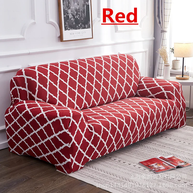 Эластичный универсальный чехол для дивана, кресло для дивана, защитная подушка, противоскользящая растягивающаяся накидка для дивана, чехол для домашней мебели(6 цветов - Цвет: Red