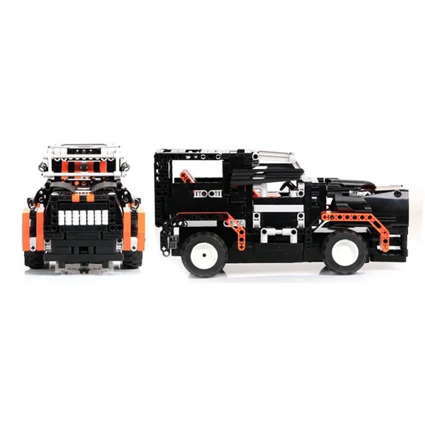 497pcs Transform Car DIY Assemble RC Car Building Blocks Car Building Kit RC Track Race Car Set Toys Gift for children girl boy 