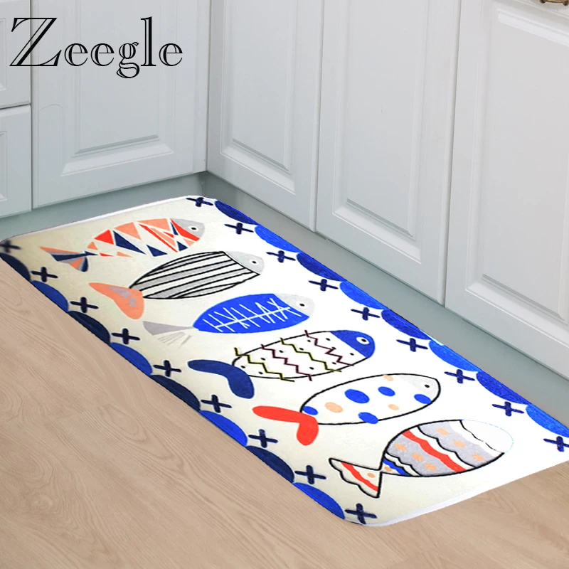 Zeegle Funny Cat Doormats Bathroom Floor Carpets Kids Bedroom Carpets