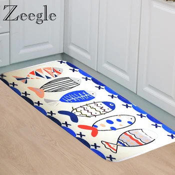 

Zeegle Funny Cat Doormats Bathroom Floor Carpets Kids Bedroom Carpets Tea Table Floor Mats Child Room Rug Anti-slip Kitchen Rugs