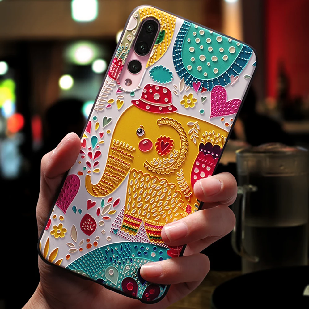 

Heyytle Ultra thin TPU Phone Case For Huawei Mate 10 20 P20 Pro Couple Cases 3D Cartoon Pattern Cover For Honor 8 9 10 Lite Caqa
