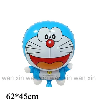 

2pcs cute doraemon foil balloons kid toys 62*45cm irregular Doraemon helium balloons for party decoration