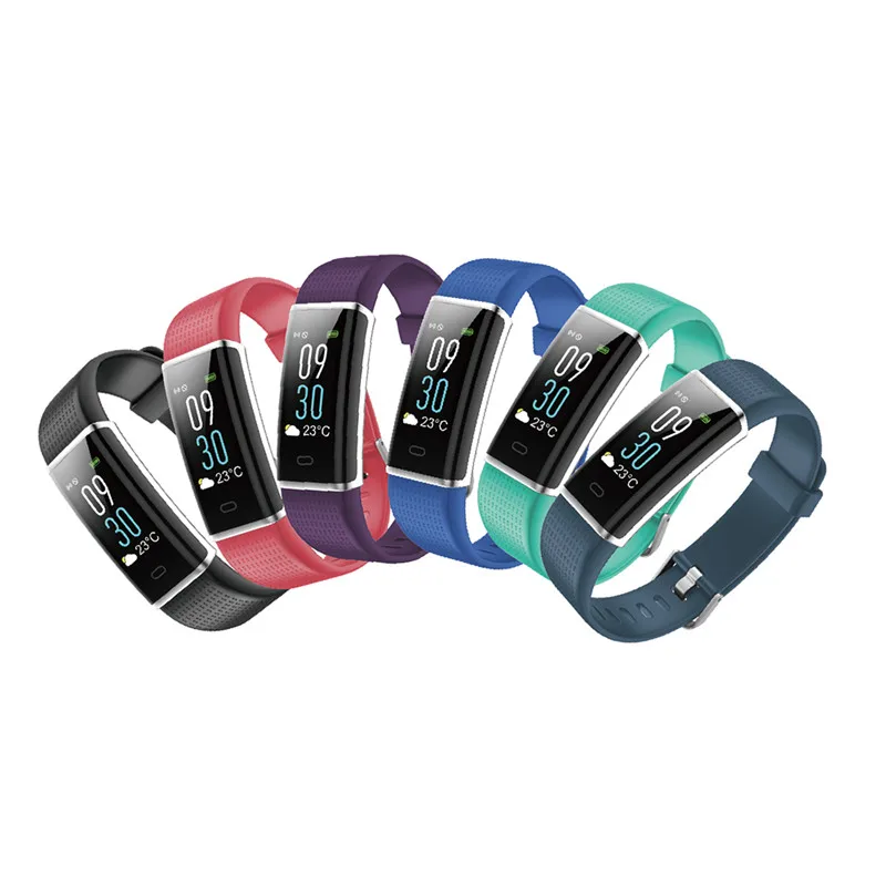 

Color Screen Smartband Heart Rate Bracelet Women Smart Bracelet Fitness Tracker Band For Android IOS Waterproof Clock