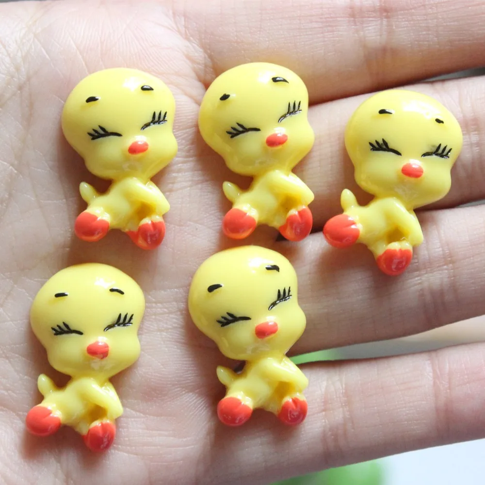 

10pcs/lot flat back resin planar bird DIY resin cabochons accessories about25mm