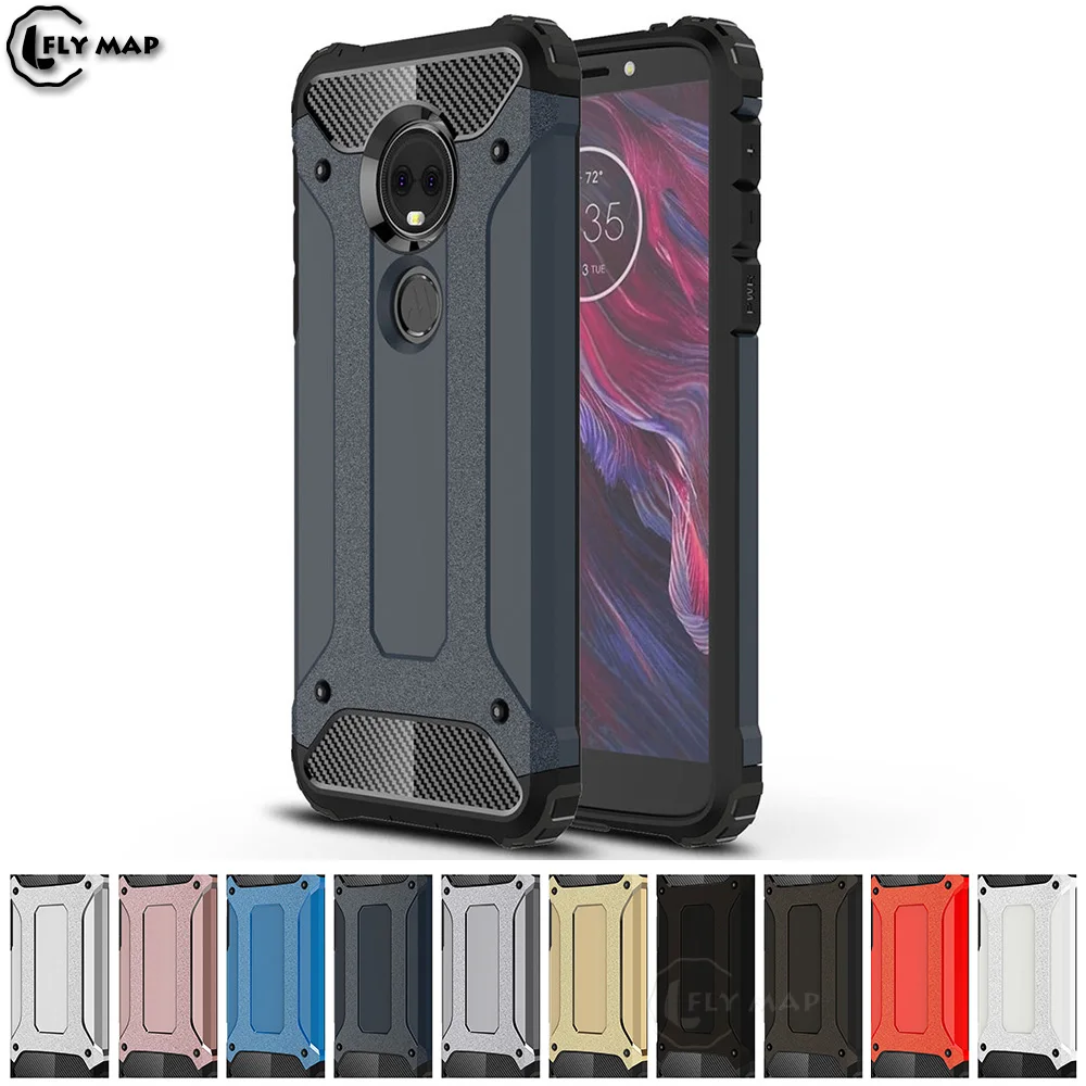Armor Cover for Motorola Moto E5 Plus E5Plus XT1924 PC Silicon Protection Phone Case Coque for Moto E Plus Gen 5 XT 1924 capa