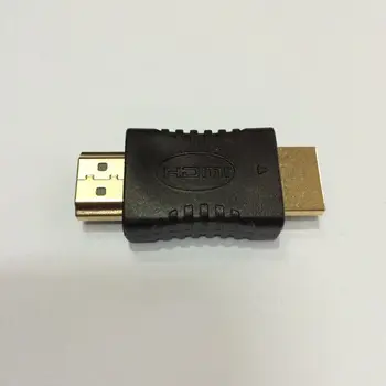 

5pcs/lot---180 Degree HDMI Type A Male to Male M/M Gold Plated Adapter Connector HD 1080P