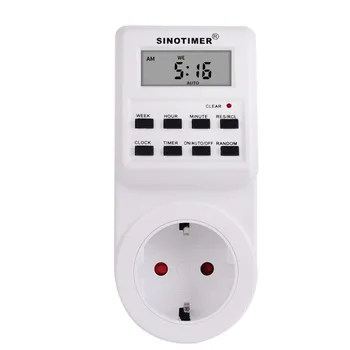 

EU UK US FR BR Plug Digital Weekly Programmable Electrical Wall Plug-in Power Socket Timer Switch Outlet Time Clock 220V 110V AC