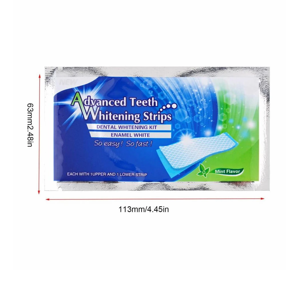 2 шт Pro 3D отбеливание зубов полоски гигиена полости рта Отбеливание зубов инструменты для отбеливания