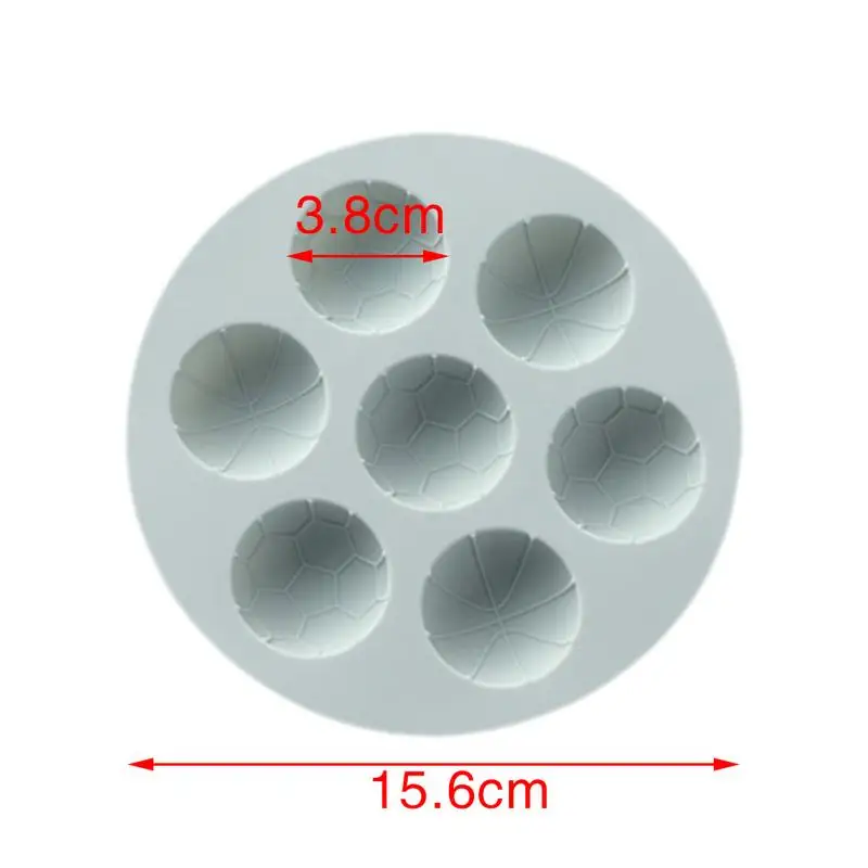 7-تجويف كرة القدم كرة السلة على شكل سيليكون الشوكولاته العفن DIY قالب خبز الكعك 7-تجويف كرة القدم كرة السلة على شكل سيليكون الشوكولاته العفن DIY قالب خبز الكعك