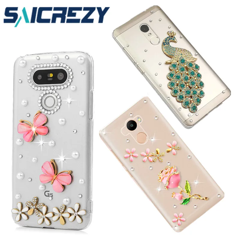 Для LG G7 ThinQ G5 G6 Q6 Q60 X Power 2 Q8 V30 + W30 Pro W10 V20 G8 G8S G4 K8 K10 2017 роскошный чехол со стразами