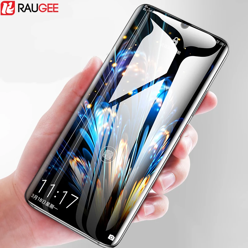 Raugee Glass For Huawei P30 Pro Tempered Glass Full Glue Scratchproof Screen Protector Film For Huawei P30 P 30 Lite Pro Glass