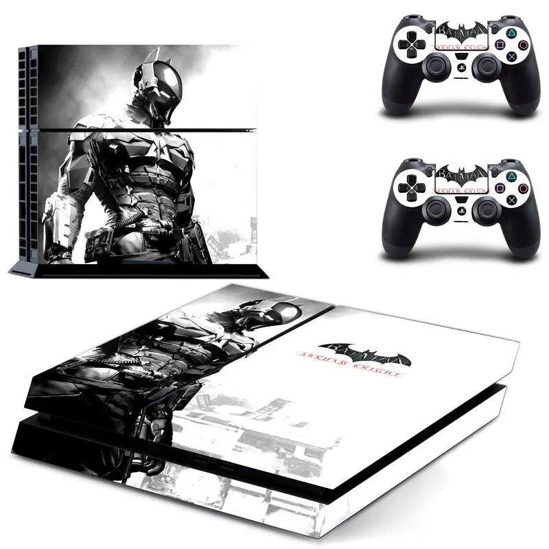 PS4 Стикеры Batman Arkham Knight кожи для Sony Игровые приставки 4 консоли+ 2 контроллера Скины