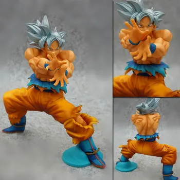 

Dragon Ball Z DXF ROS Super Saiyan Ultra Instinct ichiban kuji Son Goku Silver hair Gokou PVC Action Figure Model Toy Doll