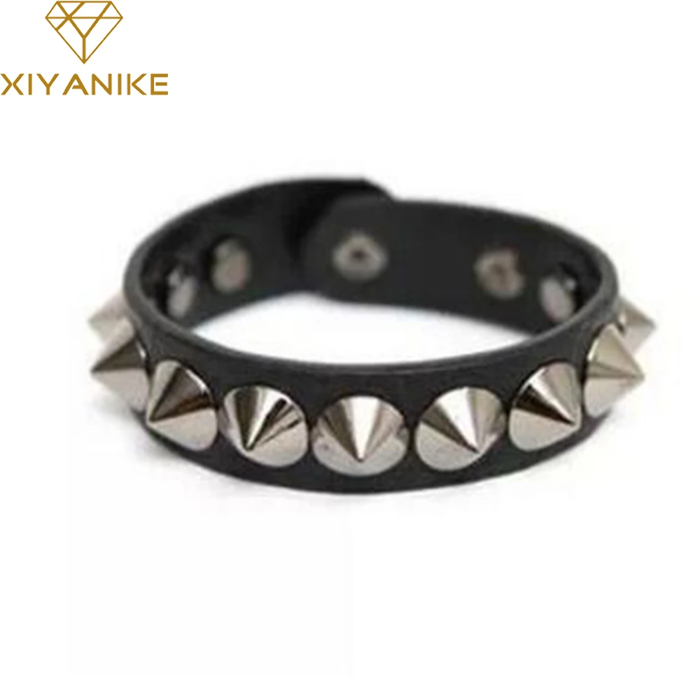 Wholesale New Fashion Casual Punk Style Rivet Leather