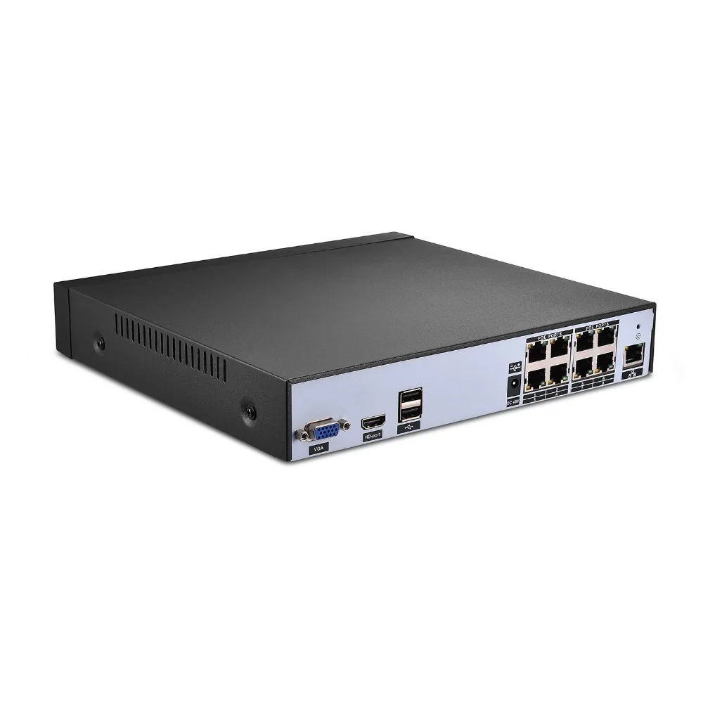 Besder H.264 CCTV NVR 48 в PoE 8CH 1080 P/4CH 1080P видеонаблюдения CCTV видео рекордер IEE802.3af PoE P2P ONVIF обнаружения движения NVR