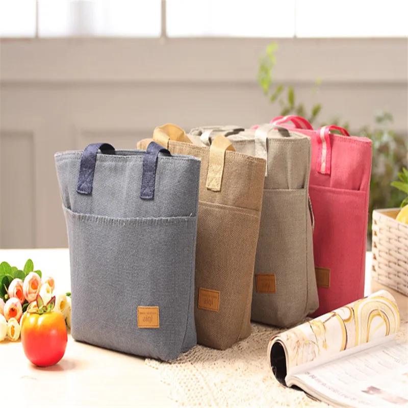 2017 new Korean version square Insulation font b lunch b font font b bag b font