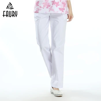 

Nurse Pants medical clothing Nurse uniform Hospital Beauty Salon Doctors Nursing Workwear Nurse Medical Pants White Pink Blue